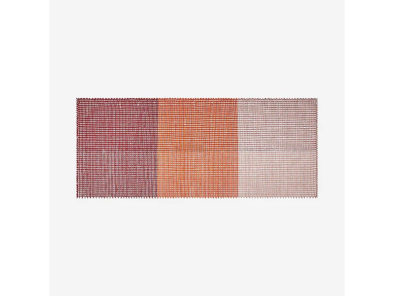 Habitat - Tapis tissé - 75 x 180 cm - Orange - Design by Floriane Jacques - Cybele