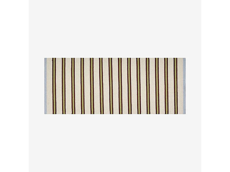 Habitat - Tapis tissé plat en coton - 75 x 180 cm - Vert pistache - Design by Floriane Jacques - Ceylan