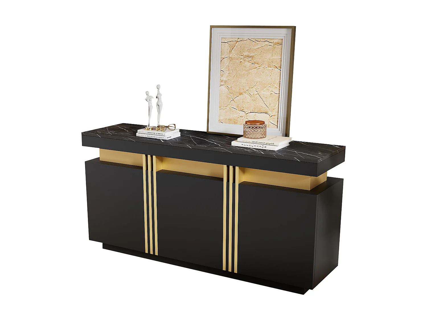 Banc de rangement moderne, tissu velours polyester, gris clair, avec accoudoirs et compartiment de stockage (111.5x41x65cm)