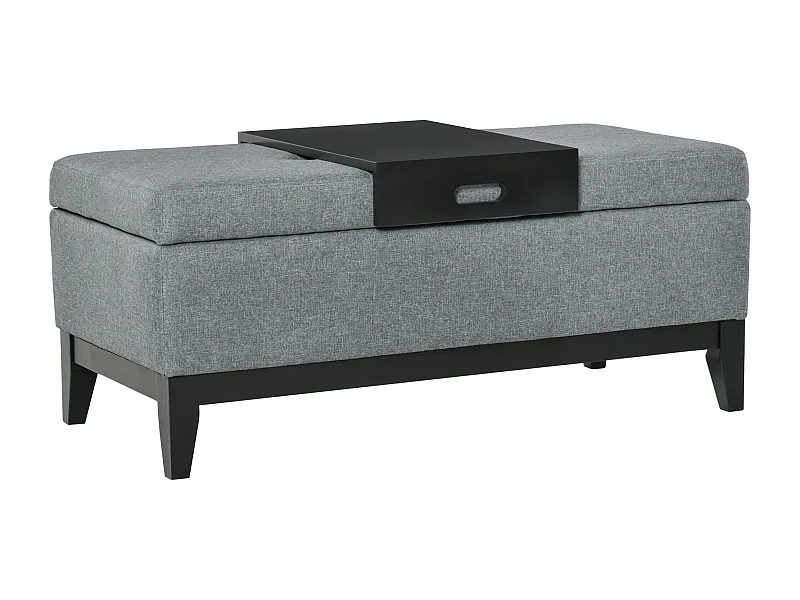 Buffet noir avec design ondulé et poignées dorées, MDF, noir et or (152x40x75 cm)