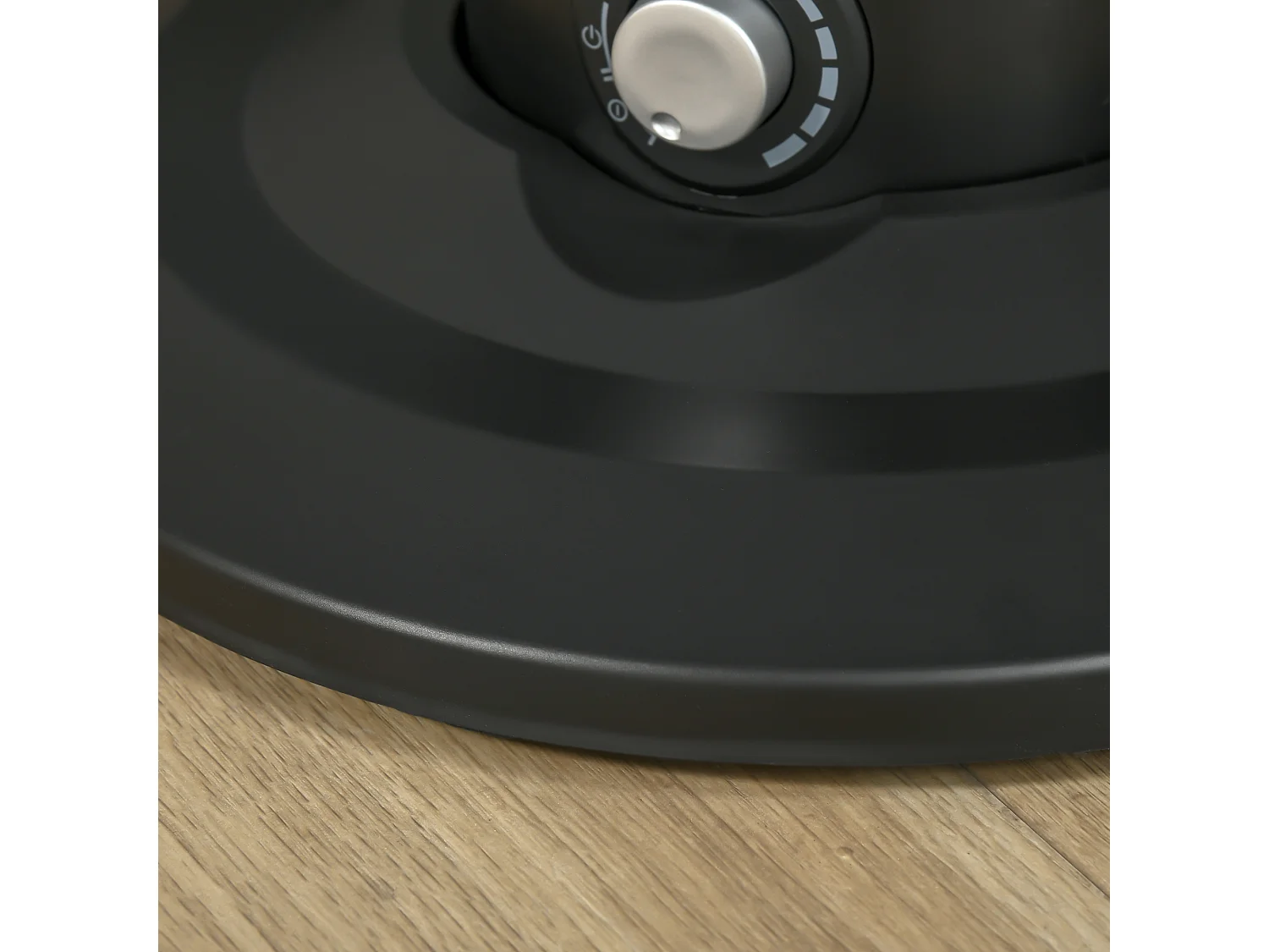 Ventilateur sur pied 2 en 1 met vernevelaar 2,8L, brumisatiefunctie, metaal, 120cm de hauteur, zwart (44,5x44,5x120cm)