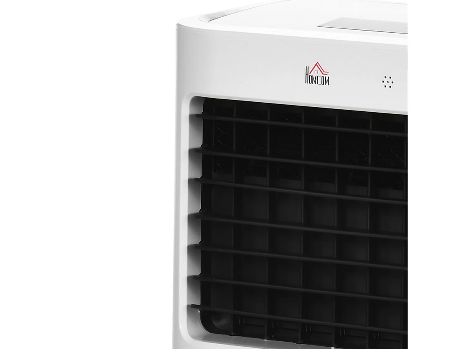 Airconditioner mobiel 3 en 1 met bevochtiging, refroidissement à l'eau, 15L, 60° oscillatie, télécommande, minuterie 8h, pour 20㎡, wit (32x37x78cm)