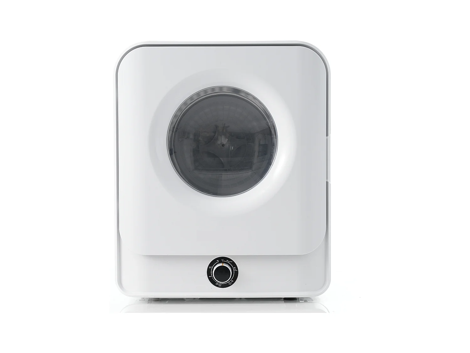 Sèche-linge à évacuation, capaciteit 3 kg (ook 4,5 kg), acier inoxidable, 830 W, 5 programma's, montagewand (49,5x43,5x59,5 cm)