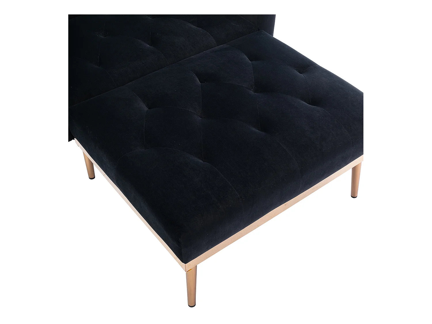 Fauteuil noir - Fauteuil réglable avec accoudoirs et coussins - pour salon et bureau