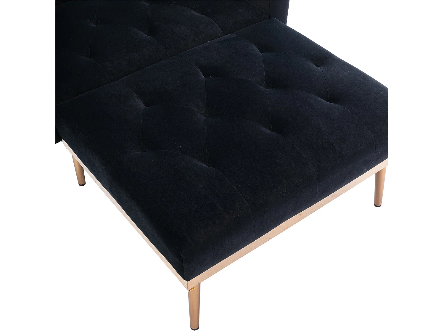Fauteuil noir - Fauteuil réglable avec accoudoirs et coussins - pour salon et bureau
