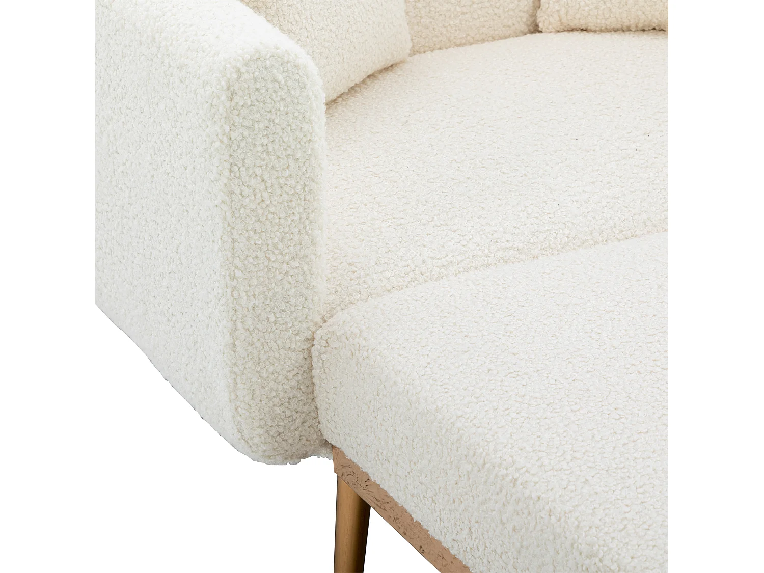 Blanc Sessel - Verstellbarer Sessel mit Armlehnen und Kissen - für wohnzimmer und büro