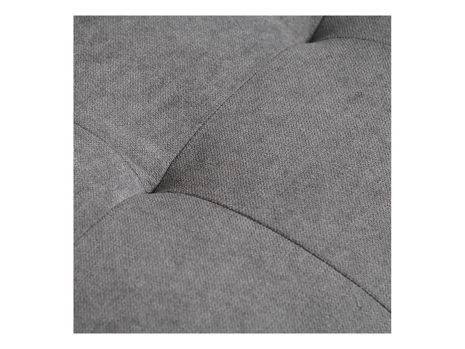 Sofá de 2 lugares cinza escuro - Sofá com compartimento de arrumação e almofadas - para sala de estar e quarto