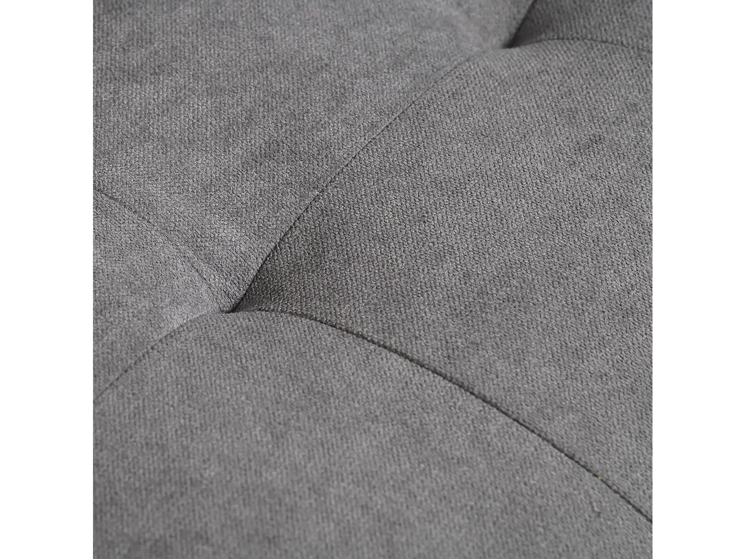 Canapé 2 places gris foncé - Canapé avec rangement et coussins - pour salon et chambre