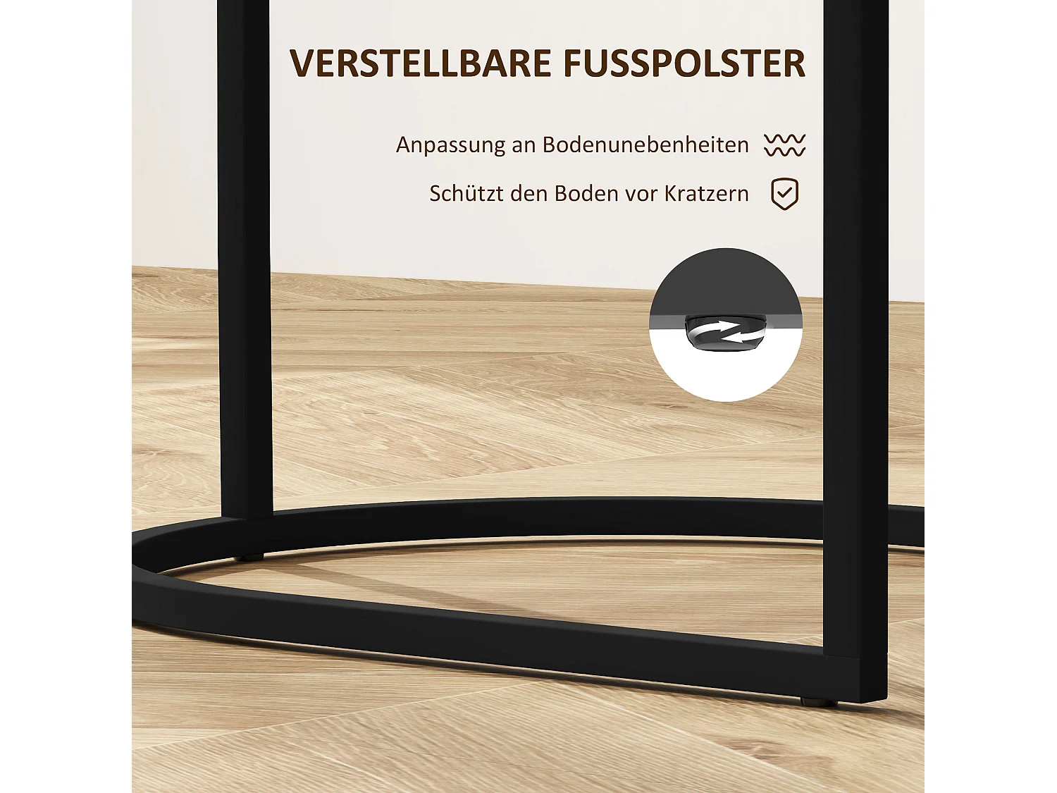 Set di 2 tavolini da caffè, tavolini laterali impilabili, struttura in metallo, legno, marrone e nero (45x38x58 cm)