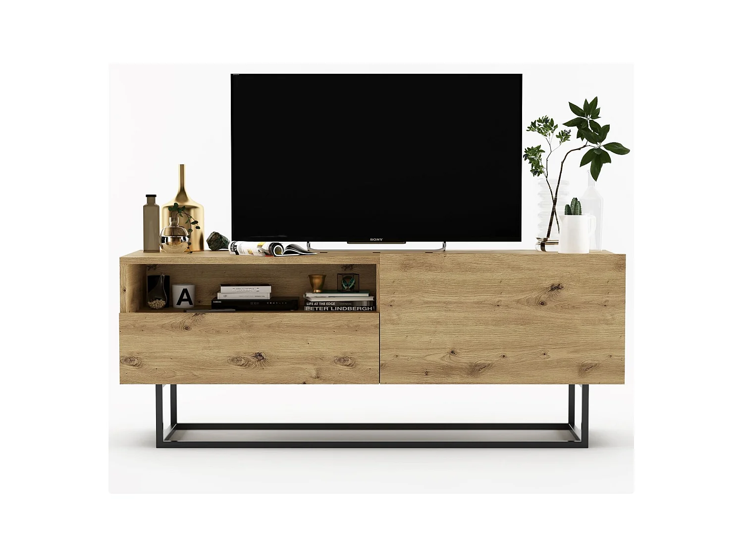 Szafka RTV SELF 3 120 dąb artisan