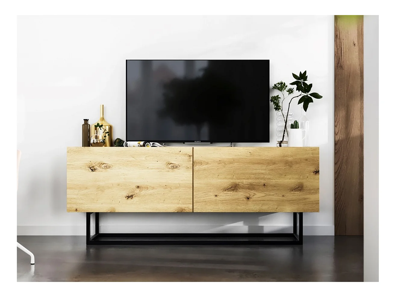 Szafka RTV SELF 4 120 dąb artisan