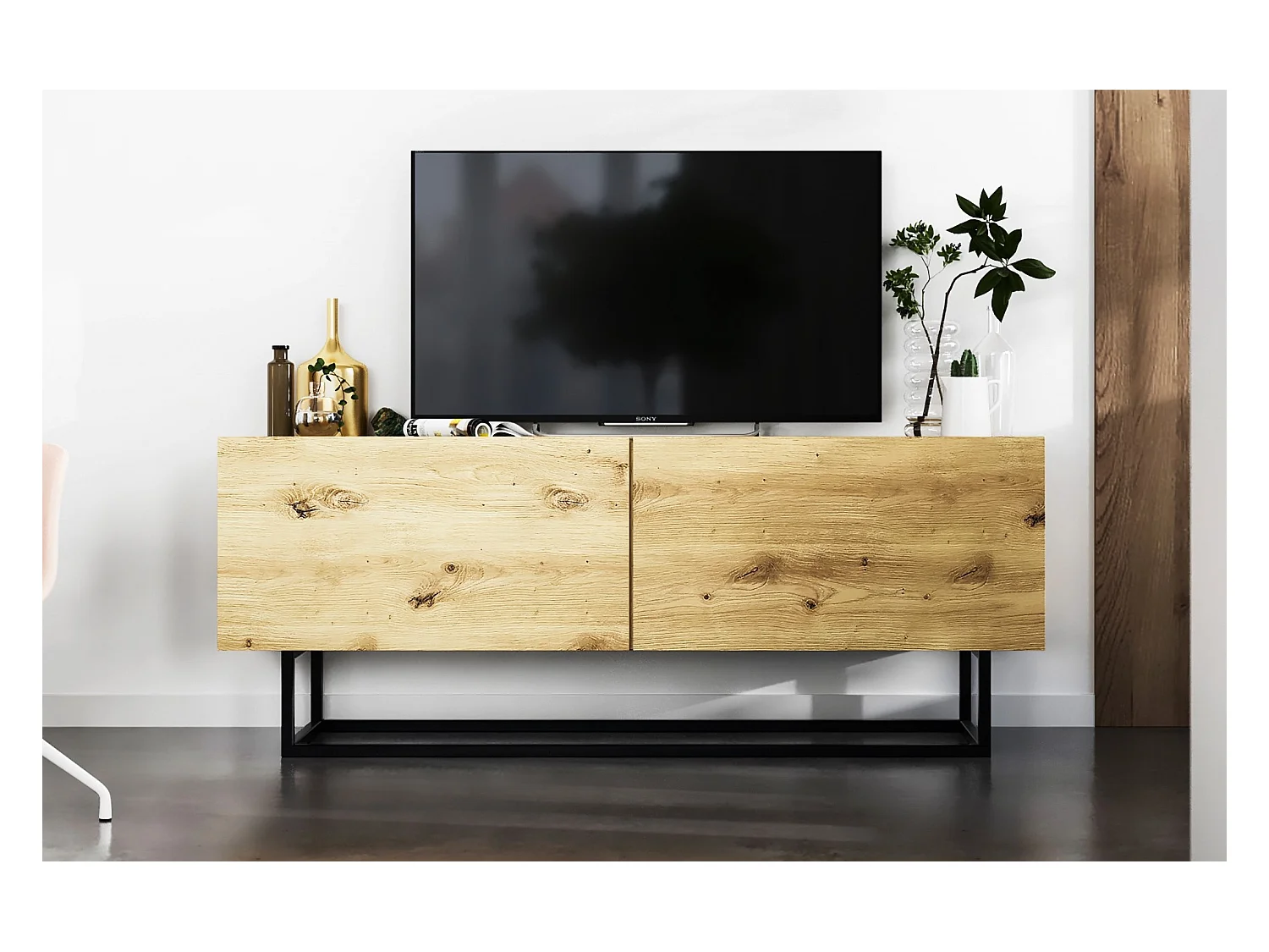 Szafka RTV SELF 4 120 dąb artisan