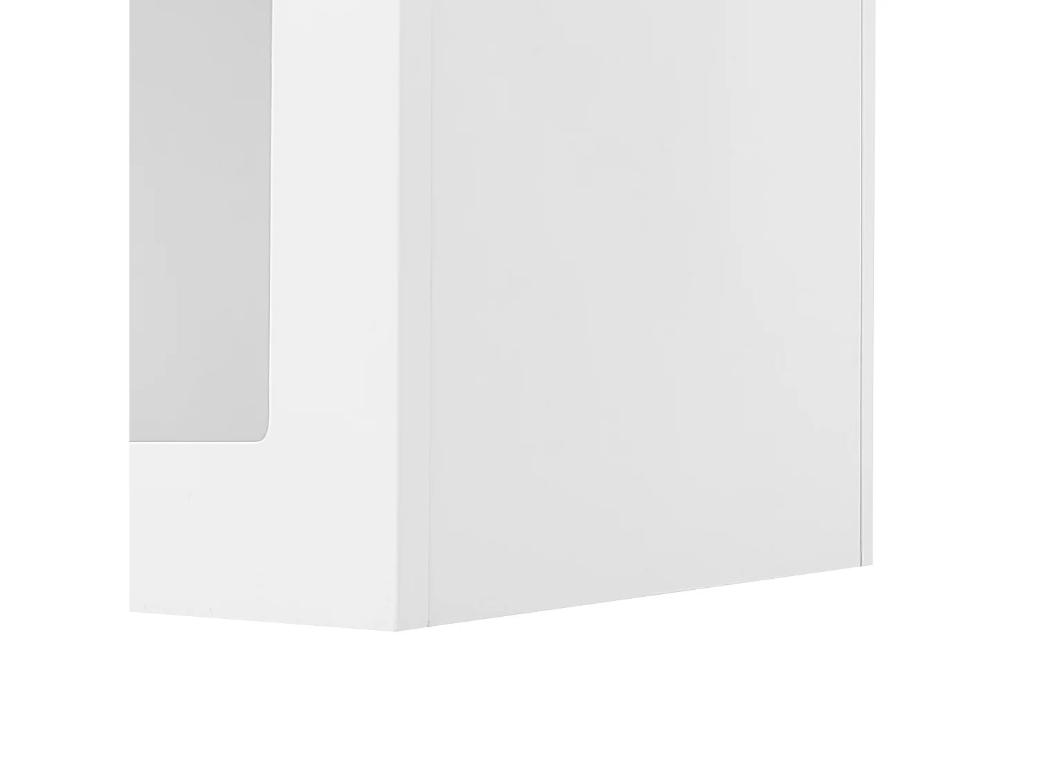 Witte salontafel - salontafel met 1 lade en open opbergvak - voor woonkamer