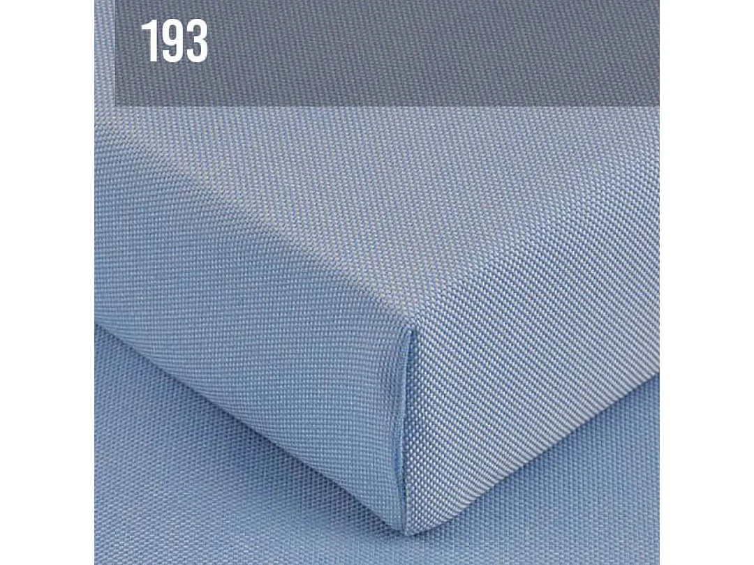 Soledo hoekbank lichtblauw - antraciet frame