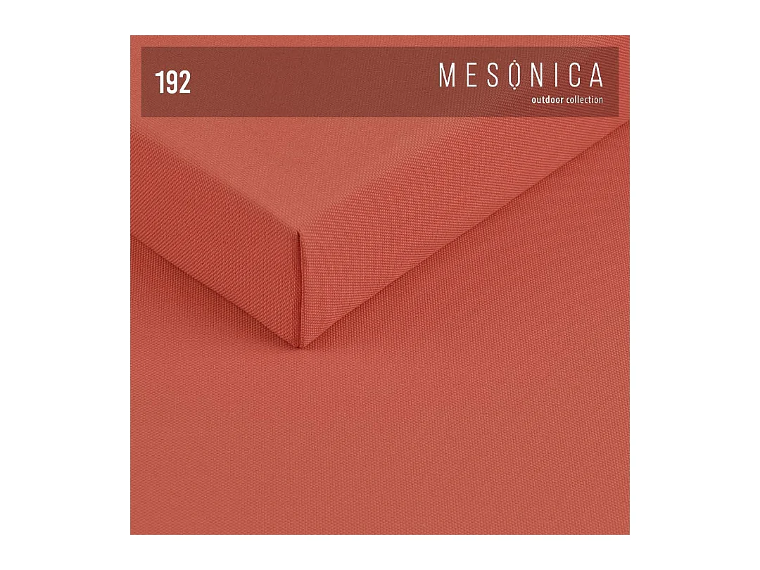 Soledo Canapé d'angle Corail - Cadre Anthracite