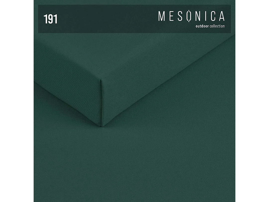 Soldeo ligstoel chaise longue diepgroene - wit frame