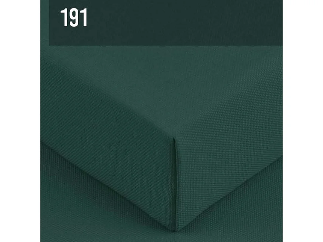 Méridienne Soledo Vert profond - Cadre Anthracite