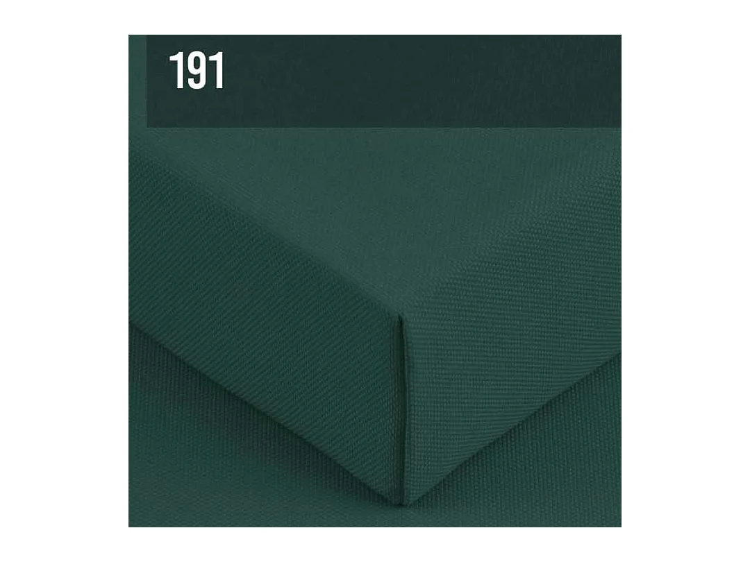 Soledo panoramische bank diepgroen - antraciet frame