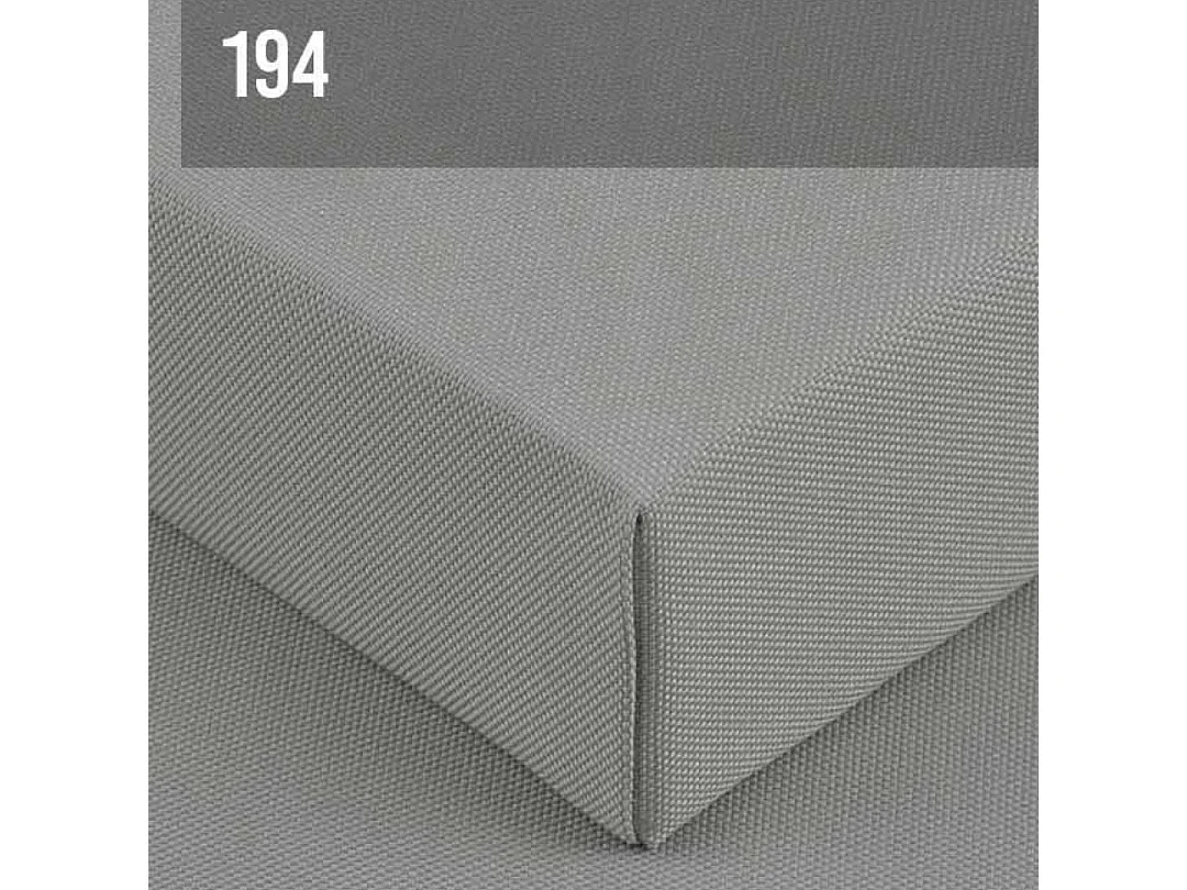 Pouf Soledo Gris clair - Structure Anthracite