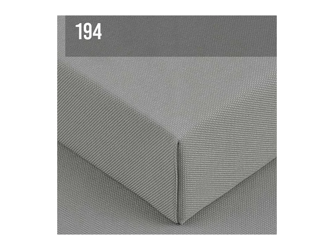 Soledo fauteuil lichtgrijs - wit frame