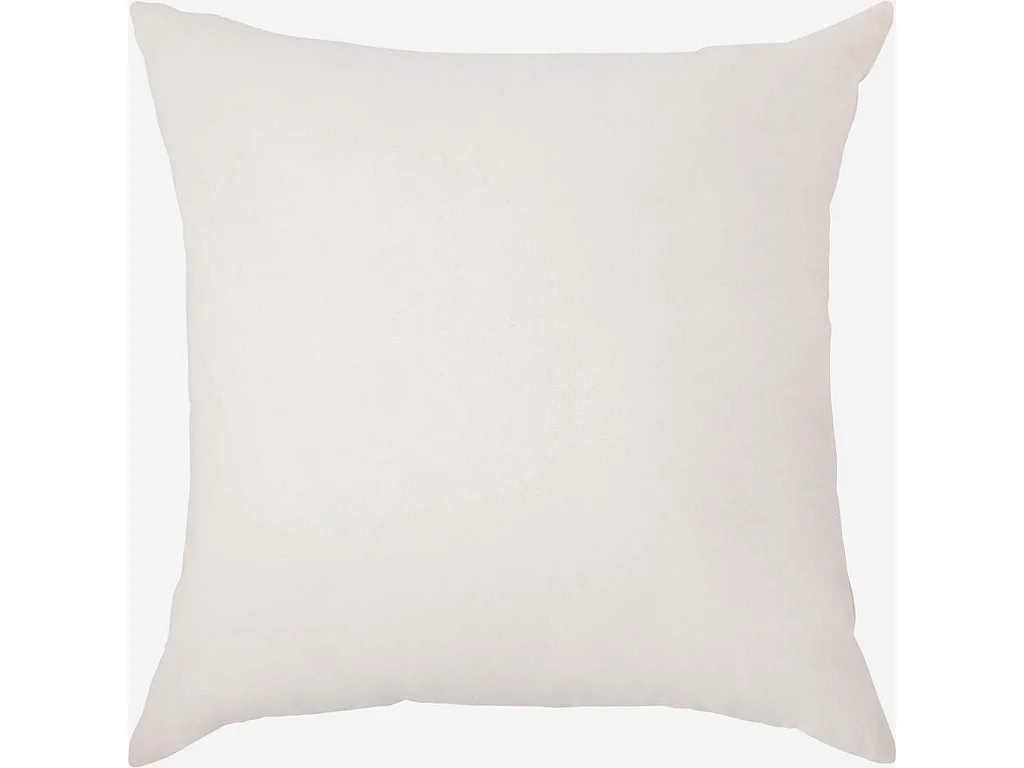 Habitat - Coussin brodé en coton - 45 x 45 cm - Bleu - Design by Floriane Jacques - Dedale