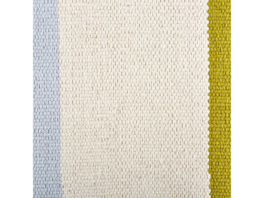 Habitat - Tapis tissé en coton - 75 x 180 cm - Vert kaki - Design by Floriane Jacques - Claudie