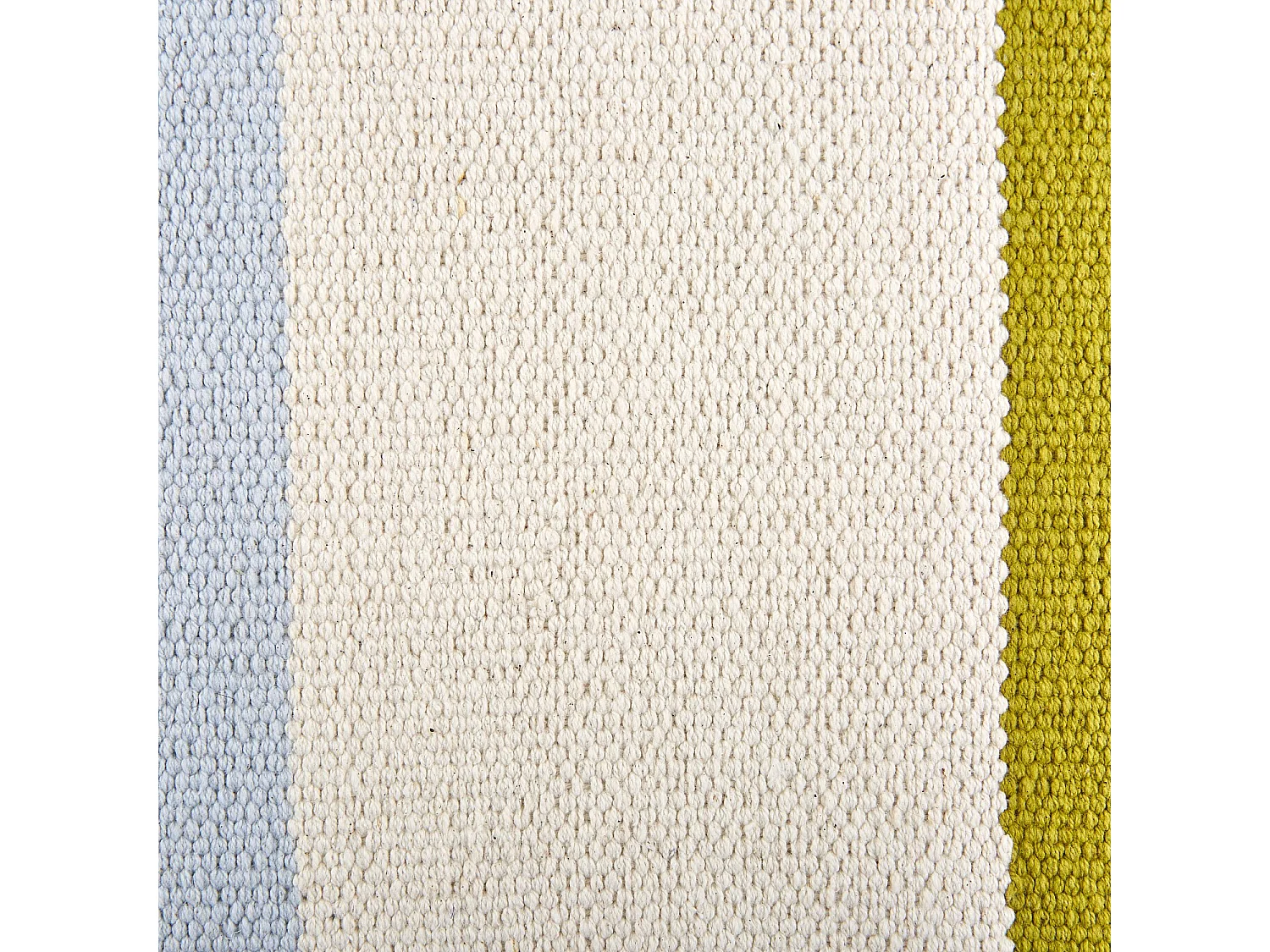 Habitat - Tapis tissé en coton - 75 x 180 cm - Vert kaki - Design by Floriane Jacques - Claudie