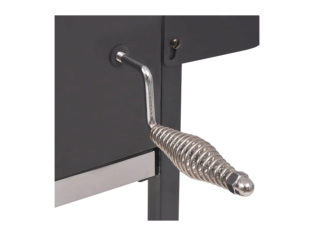 Barbecue au charbon de bois avec étagère inférieure Noir