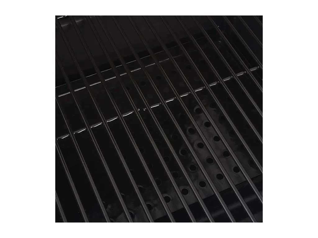 Barbecue au charbon de bois avec étagère inférieure Noir