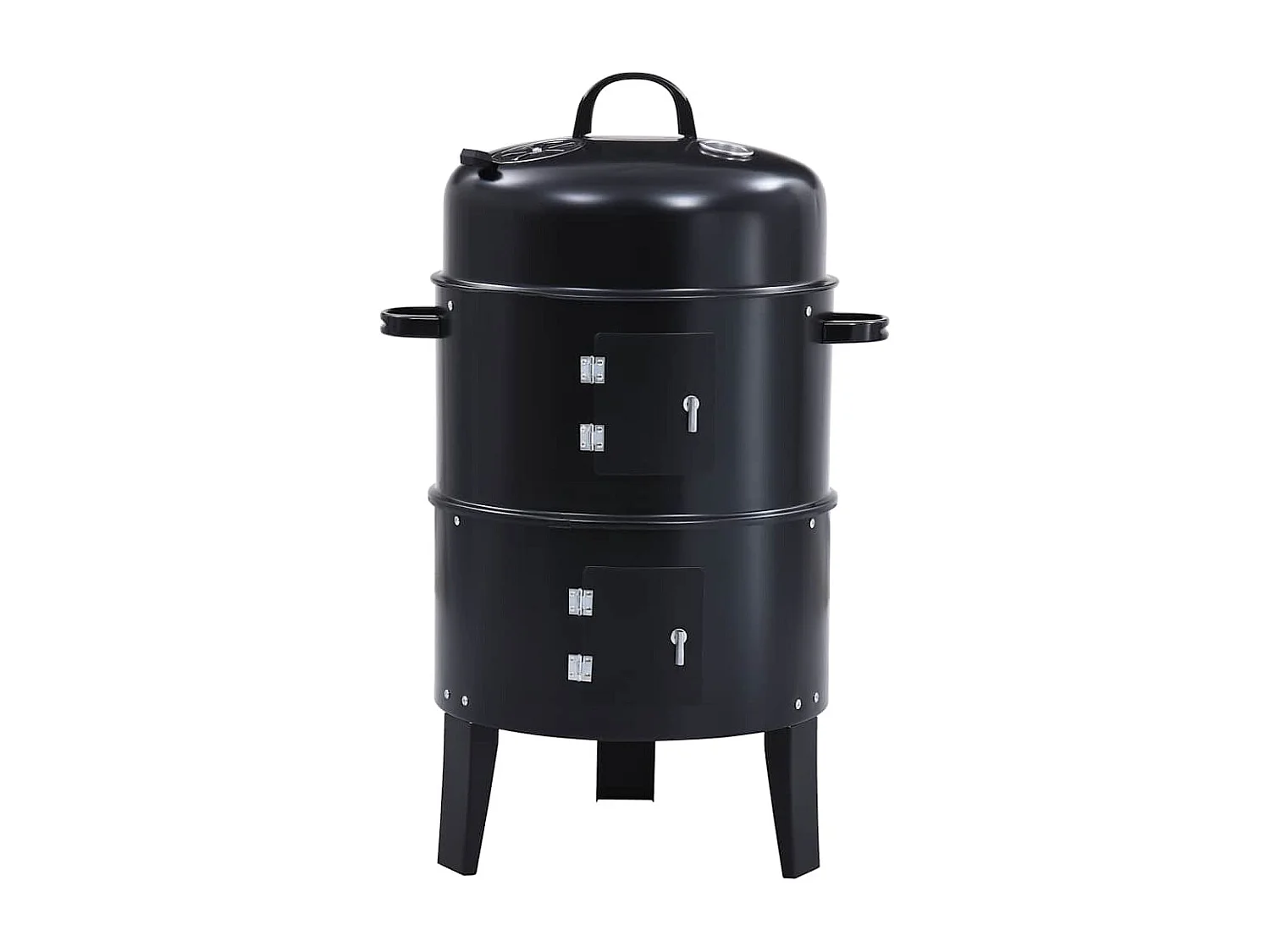 Gril barbecue au charbon 3 en 1 40x80 cm