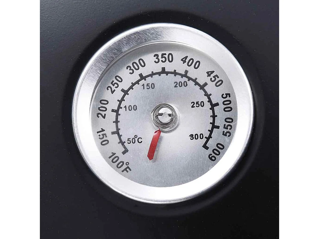 Gril barbecue au charbon 3 en 1 40x80 cm