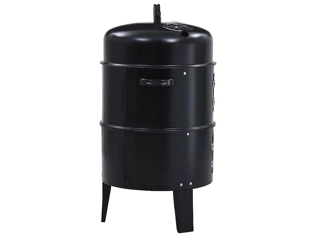 Houtskoolroker barbecue-grill 3-in-1 40x80 cm