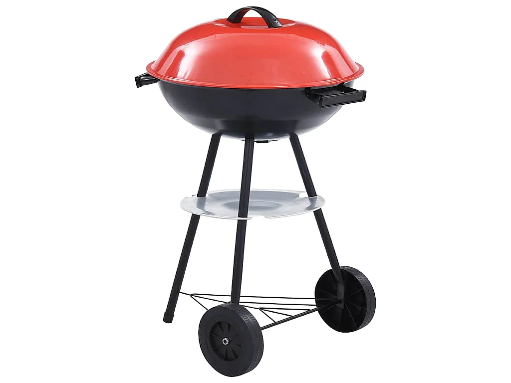 Kogelbarbecue houtskool met wieltjes XXL 44 cm