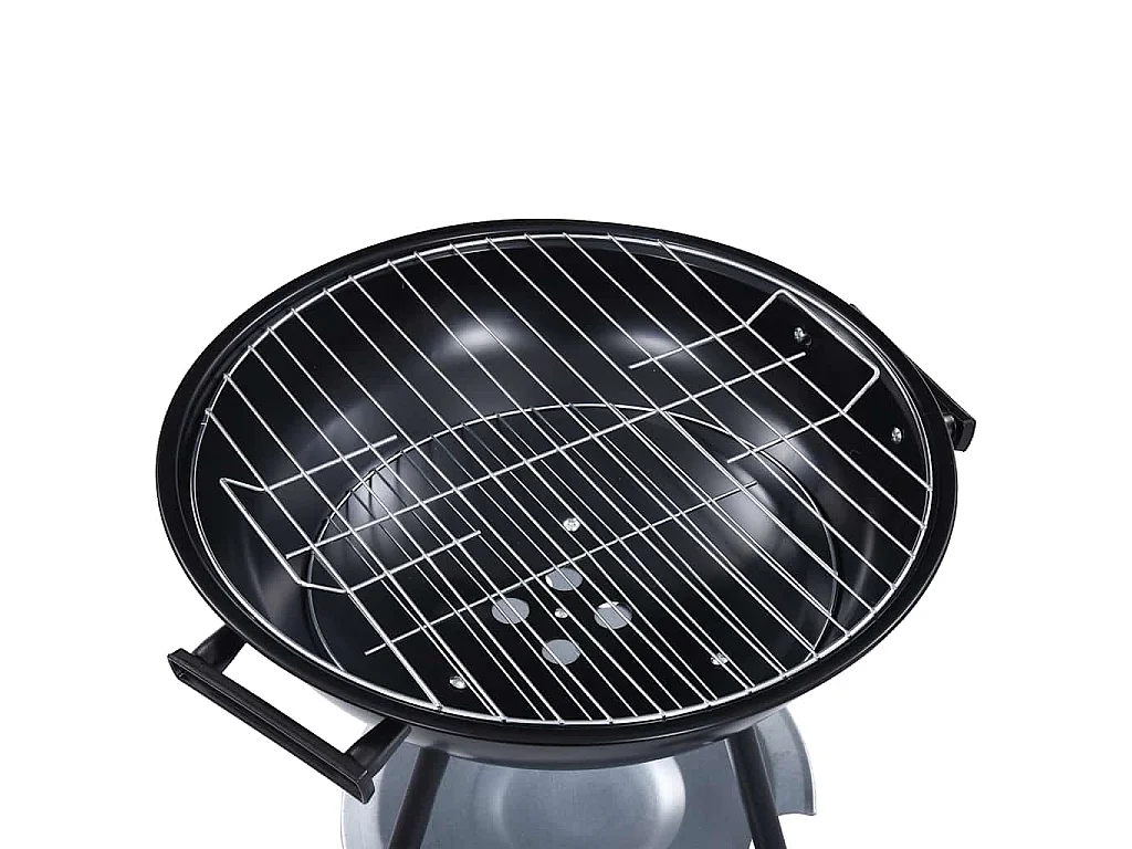 Kogelbarbecue houtskool met wieltjes XXL 44 cm