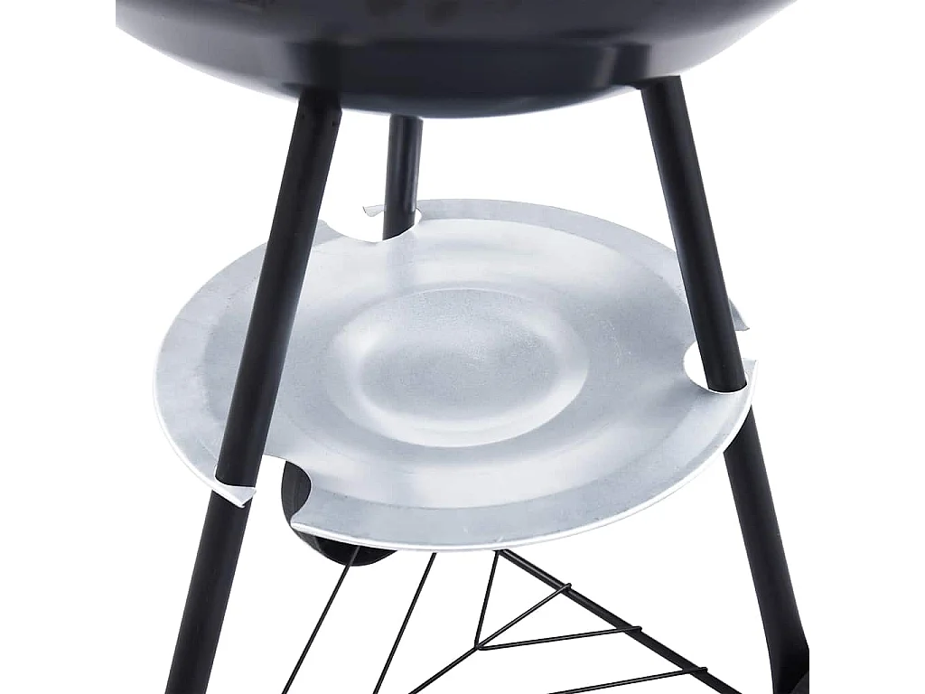 Kogelbarbecue houtskool met wieltjes XXL 44 cm