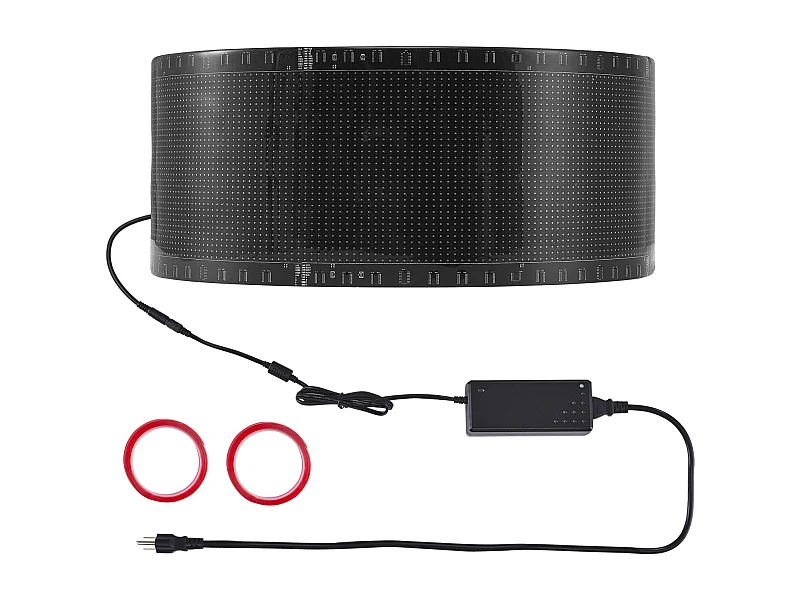 Tablica Reklamowa, SucceBuy Panel LED Programowalny 83.5 × 20 cm, Ekran Przewijany Pełnokolorowy P5