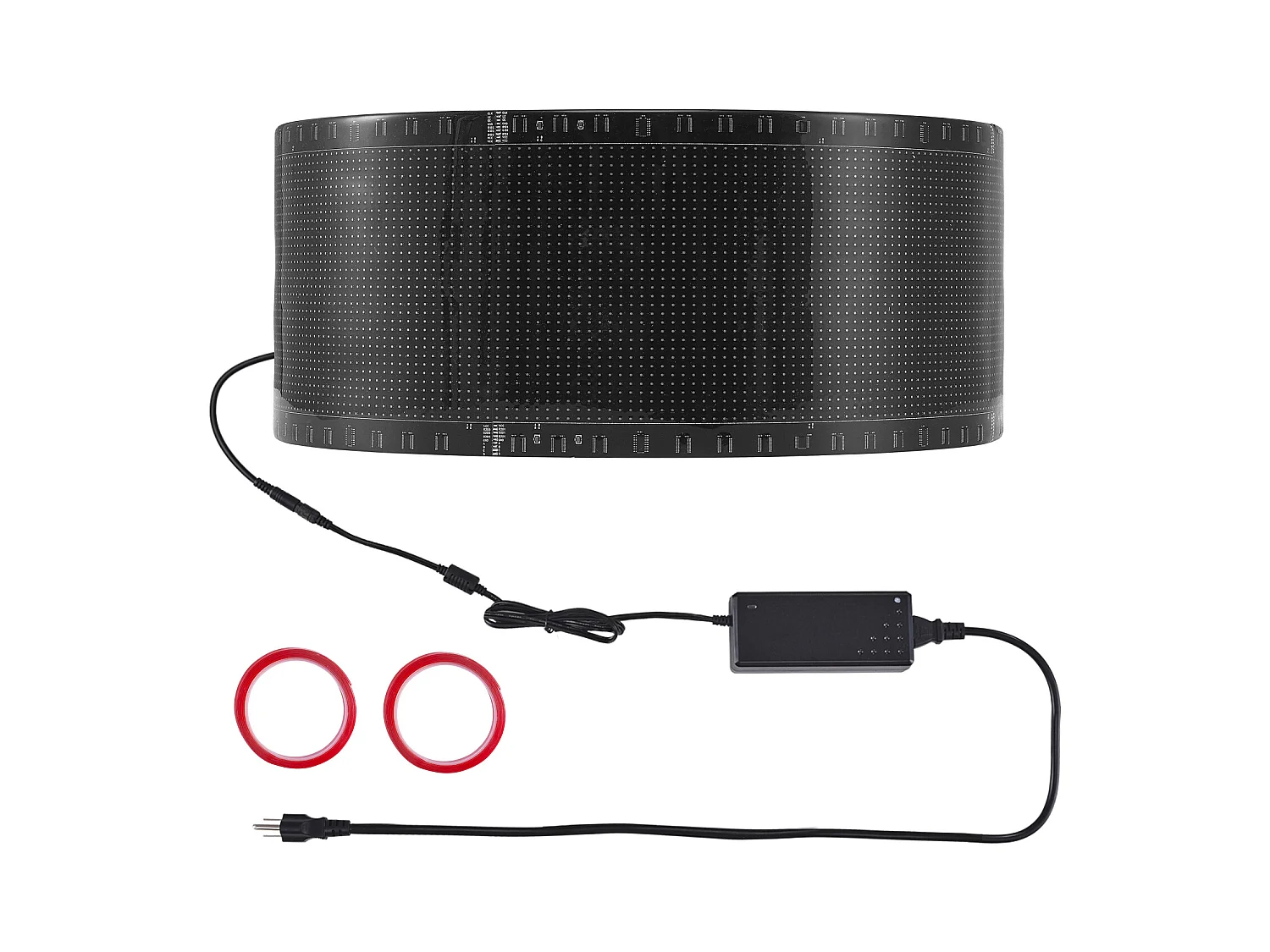 Plaque Publicitaire, SucceBuy Panneau LED Programmable 83.5 × 20 cm, Écran Défilant Polychrome P5