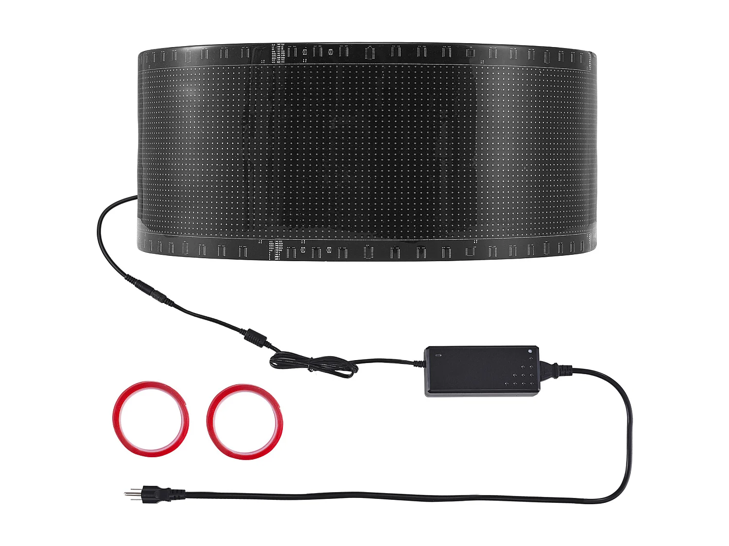 Plaque Publicitaire, SucceBuy Panneau LED Programmable 83.5 × 20 cm, Écran Défilant Polychrome P5