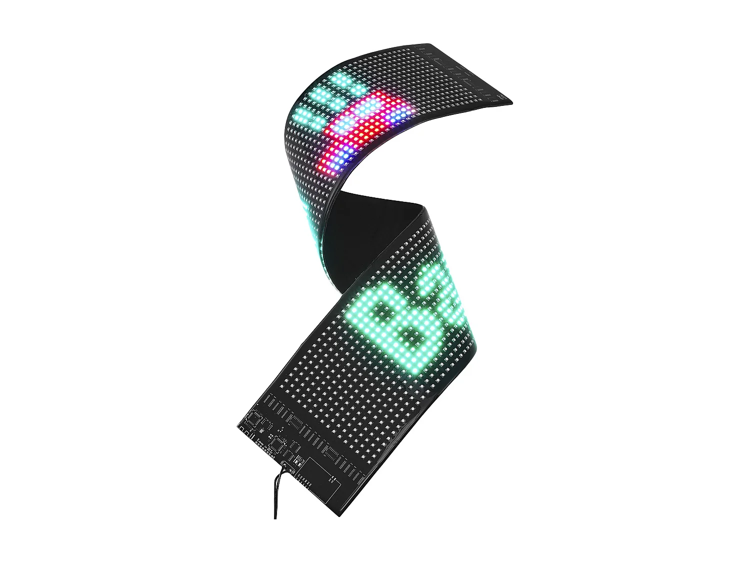 Plaque Publicitaire, SucceBuy Panneau LED Programmable 68 × 12 cm, Écran Défilant Polychrome P6