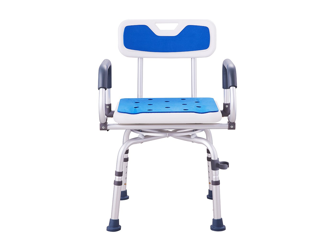 Siège De Douche Mural Pliant – Chaise De Bain Rabattable 130 Kg, ABS + Aluminium, Idéal PMR & Salle De Bain Petite