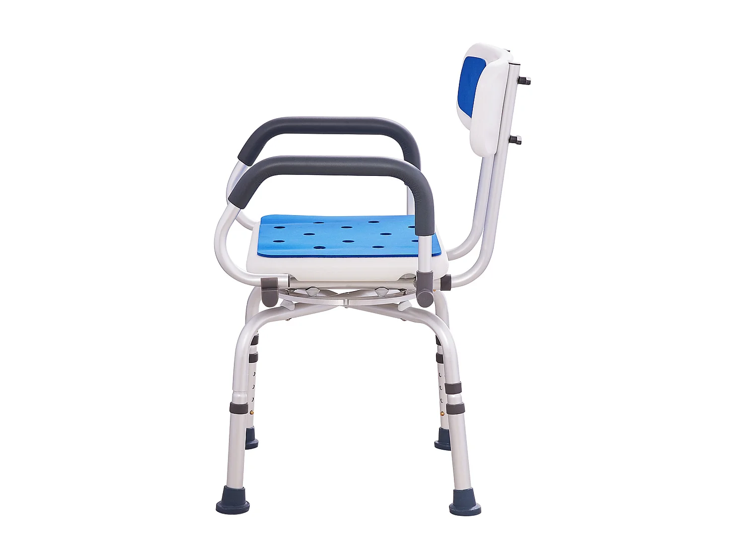 Siège de Douche, SucceBuy Chaise de Douche Pivotante à 360° avec Bras Pivotants, Capacité de 180 kg