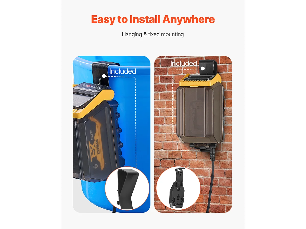 Pompe de Transfert, SucceBuy Pompe à Eau Submersible sans Fil pour Dewalt 20 V MAX (Outil Uniquement)