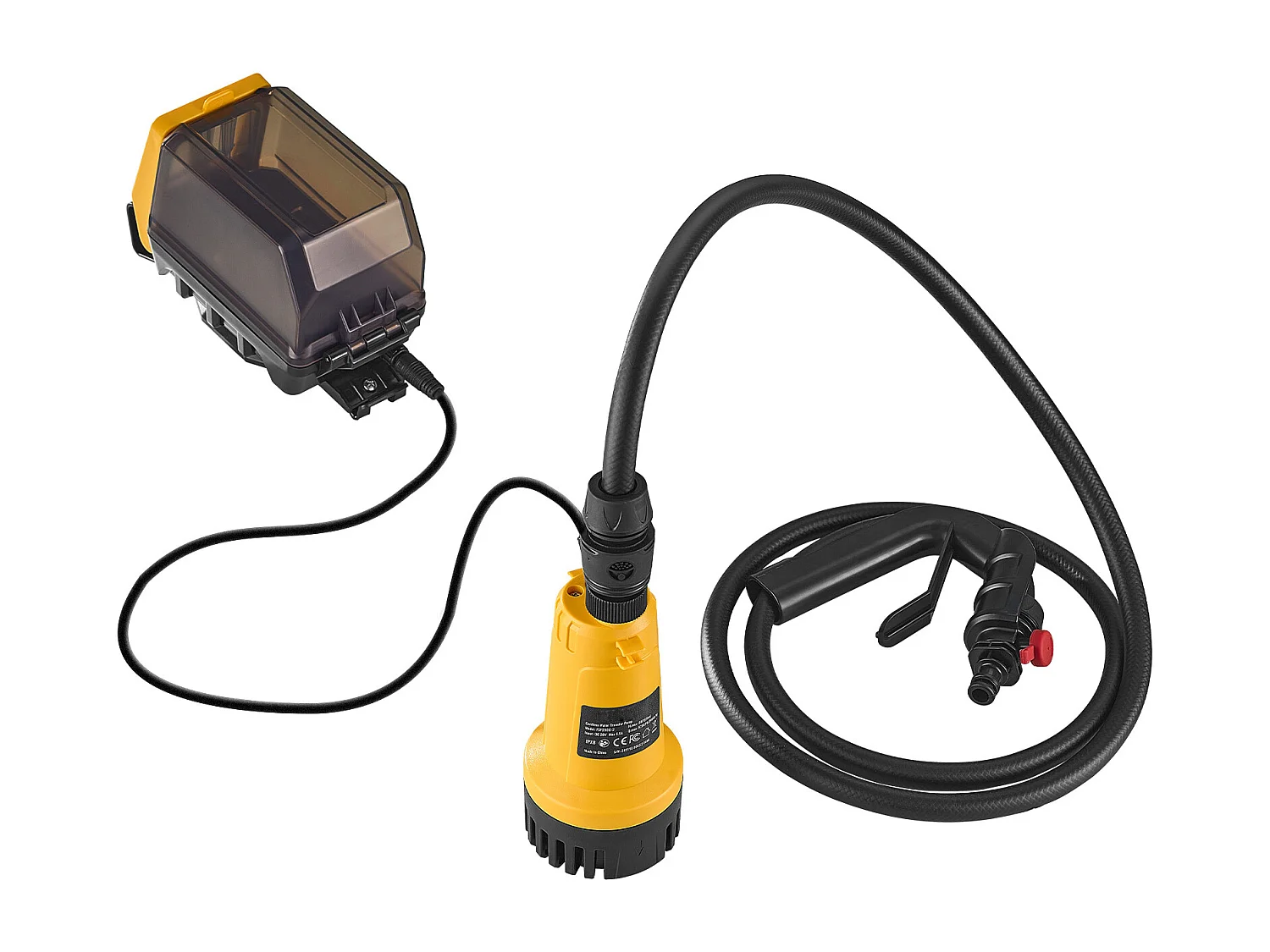 Pompe de Transfert, SucceBuy Pompe à Eau Submersible sans Fil pour Dewalt 20 V MAX (Outil Uniquement)