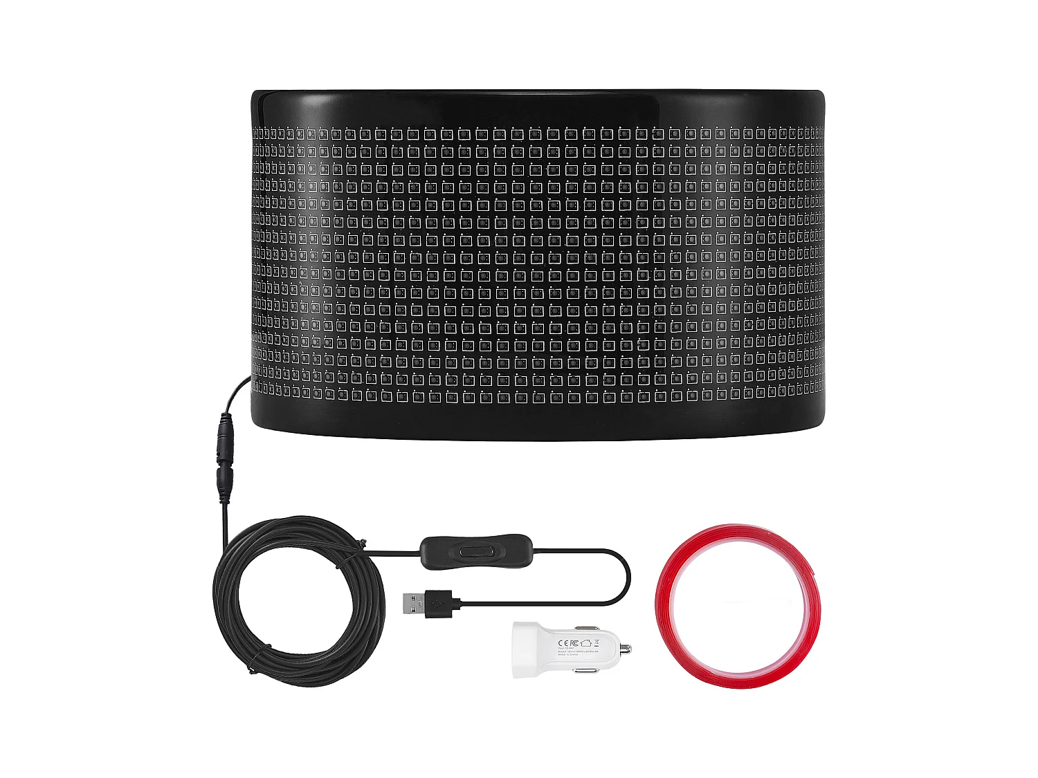 Plaque Publicitaire, SucceBuy Panneau LED Programmable, Panneau d'Affichage à Défilement Couleur P5 38 × 10 cm