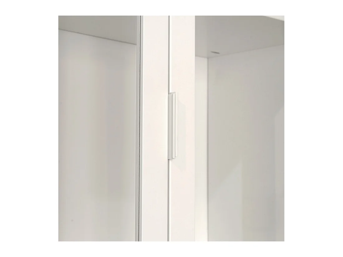 Vitrina doble de Lacado Blanco 170 x 100- Elian