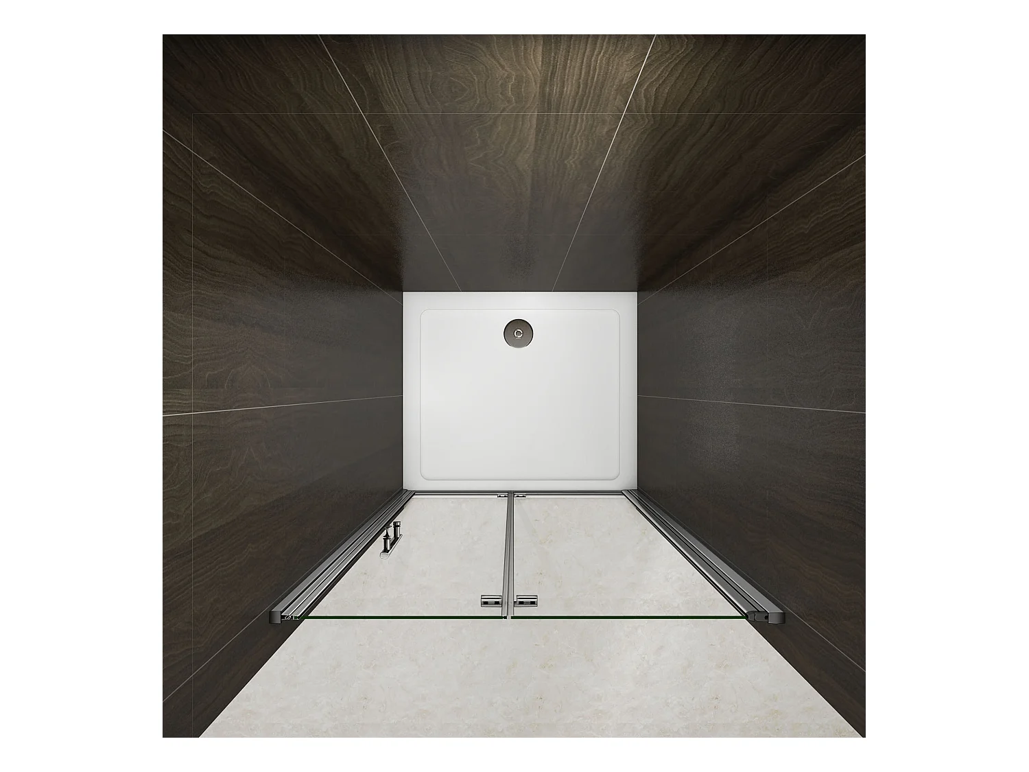 76x195 cm Porta Doccia Per Nicchia Battente e Pieghevole a Libro In Vetro Temperato Trasparente Anticalcare Da 6 mm