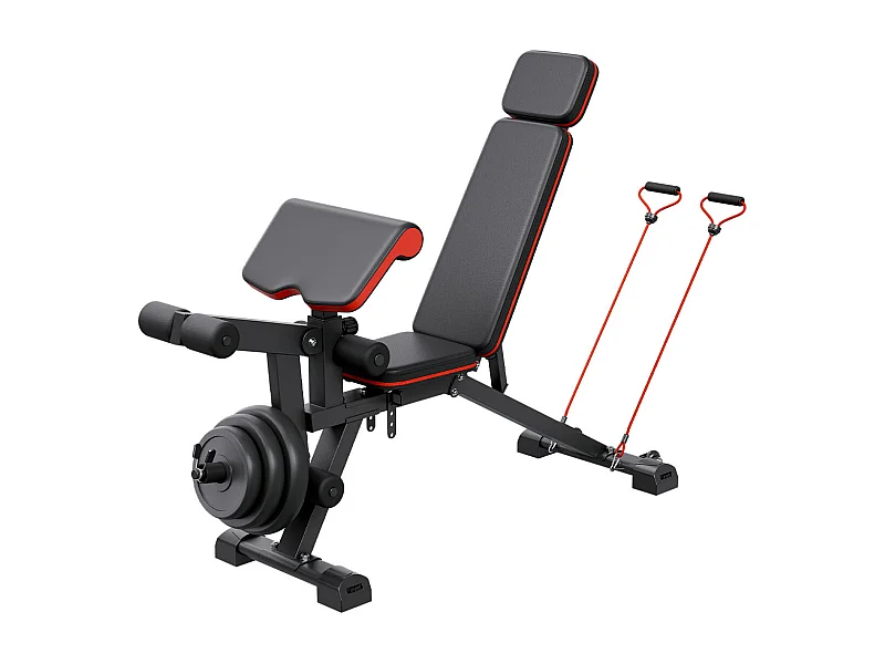 Ławka do Ćwiczeń, SucceBuy Ławka do Ćwiczeń Brzucha w Domu, Regulowana