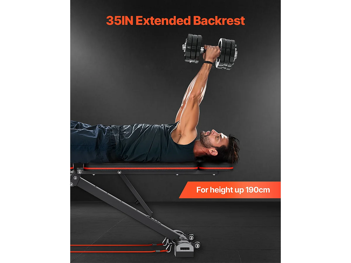 Ławka do Ćwiczeń, SucceBuy Ławka do Ćwiczeń Brzucha w Domu, Regulowana