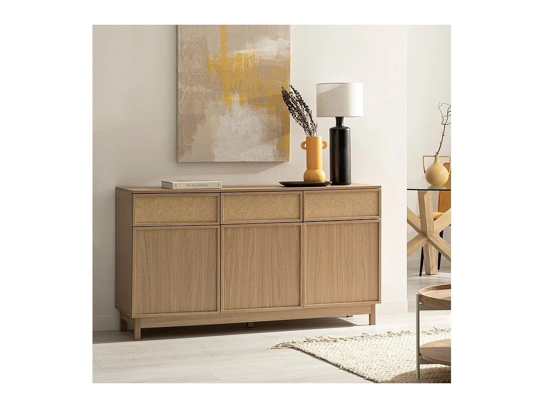 Aparador de Fibra natural Natural 82 x 150- Bora