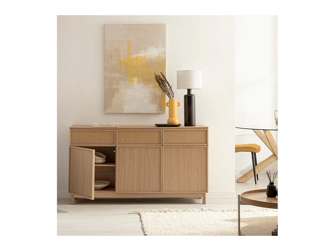 Aparador de Fibra natural Natural 82 x 150- Bora